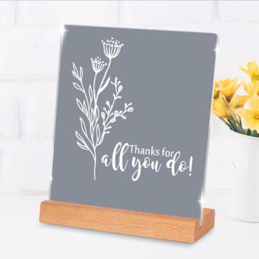 Imagem de Presentes de agradecimento para colegas de trabalho presentes de agradecimento decoração de mesa motivacional sinais de mesa para graduação funcionário equipe professor enfermeira assistente social