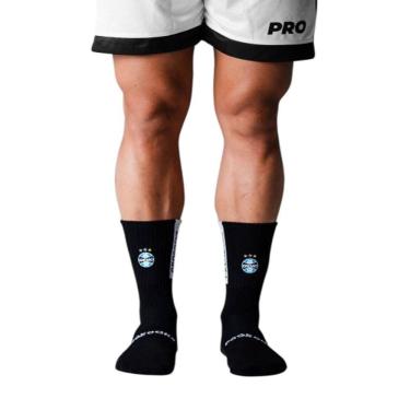 Imagem de Meia Futebol Prosocks Ultragrip Grêmio Unissex MULTGREPR33