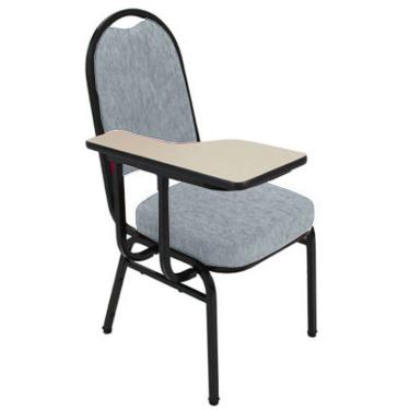 Imagem de Cadeira Universitária para Auditório Linha Hotel Cinza