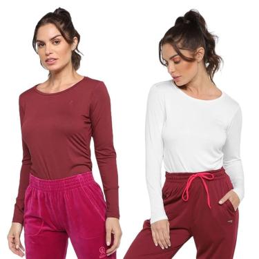 Imagem de Kit 2 Blusas Rainha Casual Elastic Feminina