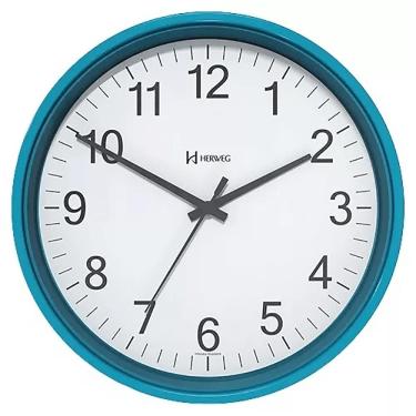 Imagem de Relógio De Parede Herweg Ref: 6101-267 Turqueza