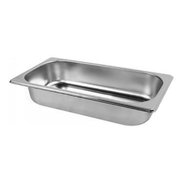 Imagem de Kit 3 Cuba Gn Gastronômica Inox 1 Por 3 X 65 mm P Rechaud Buffet - Arm