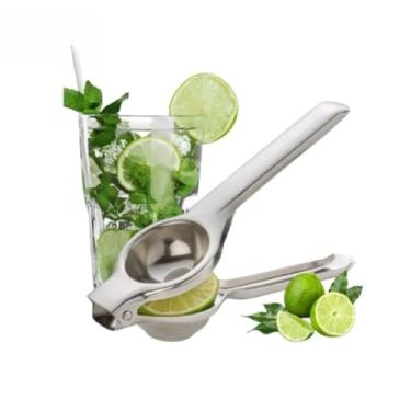 Imagem de Espremedor de Limão Manual em Aço Inox – Prático e Resistente para Drinks, Sucos, Bebidas e Saladas(1 UNID)