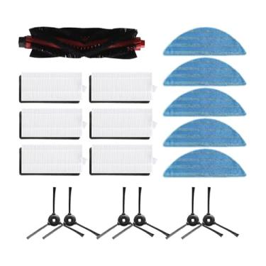 Imagem de Compatible With Lefant M200/M201/ M501A/M520/M571/T700/U180 Roller Side Brush HEPA Filter Mops Robot Vacuum Accessories Kit Parts002(9)