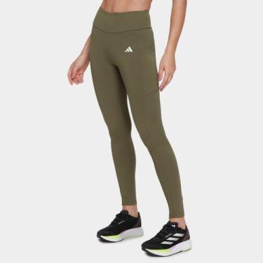 Imagem de Calça Legging Adidas Com Bolso Feminina, Verde, P