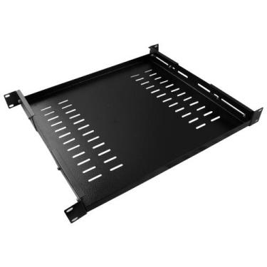 Imagem de Bandeja fixa 400 mm 19" preta p/ rack - WJ