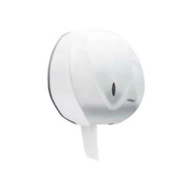 Imagem de Dispenser Papel Higiênico Rolão Suporte Parede Banheiro Velox Rolo 300