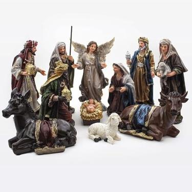 Imagem de Presépio Importado Resina 11 Peças 23 cm