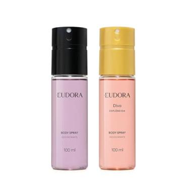Imagem de Combo Eudora: Desodorante Body Spray Diva Esplêndida 100ml + Desodorante Body Spray Eudora 100ml