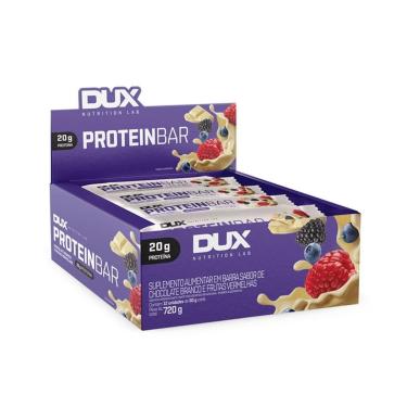 Imagem de Protein Bar - 12 Unidades 60g Chocolate Branco e Frutas Vermelhas - Dux Nutrition-Unissex