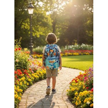 Imagem de Mochila Com Lancheira Térmica Tubarão Futevôlei Azul Marinho - PUKET