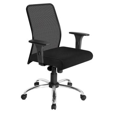 Imagem de Cadeira De Escritório Inclinável Diretor Hongkong Cromada