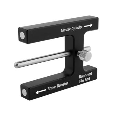 Imagem de Sandfren Ferramenta de ajuste de impulsionador de freio de carro, design magnético, cilindro mestre de alumínio, medidor de comprimento da haste de empurrão, ferramenta de depressor de pedal de