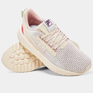 Imagem de Tênis Fila Freestyle II Feminino - Bege e Rosa, 37