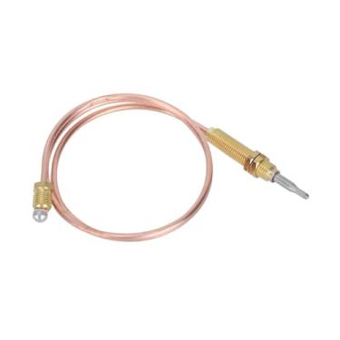 Imagem de Sonda de termopar aquecimento a gás M8 Thread 600mm para churrasqueira e acessórios lareira - Sensor temperatura alta precisão