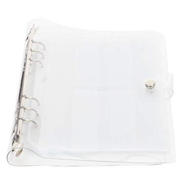 Imagem de Moldes de corte coleção livro transparente durável pvc álbum de armazenamento para diy scrapbooking artesanato entusiastas 4 estilos de página interna opcional (4 bolsos)