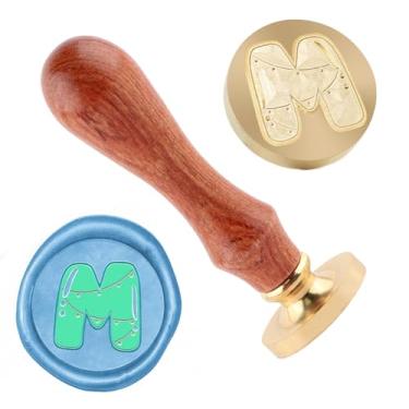 Imagem de Carimbo de lacre de cera de Natal carimbo de latão e uma alça de madeira carimbos cabeça para cartões de natal convites de festa carta envelope cartões de felicitações presentes