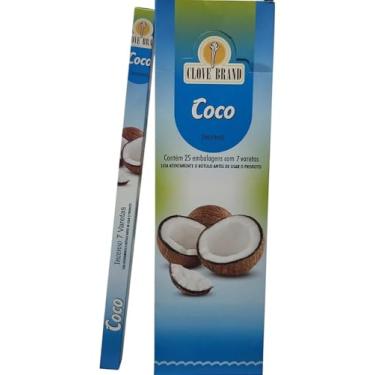 Imagem de Incenso De Coco Clove Brand Cx Com 175 Varetas