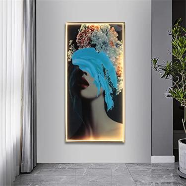 Imagem de Luminária de parede contemporânea para interiores, minimalista e elegante, com efeito mural criativo para sala de estar, quarto, sala de jantar, escritório, entrada, casa, hotel, corredor, i