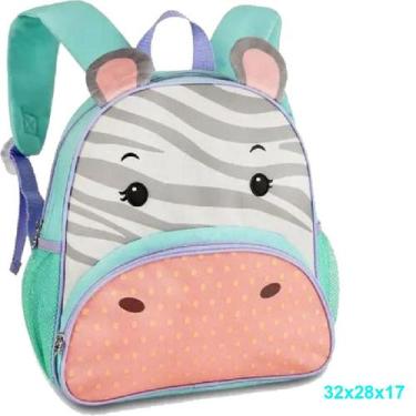 Imagem de Mochila Escolar Infantil Pets Gata 32cm - Poliéster - Sh8