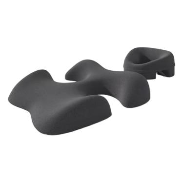 Imagem de Travesseiro de massagem virado para baixo | Travesseiro de cama de massagem | Suporte de cabeça de espuma viscoelástica macia, equipamento de recuperação para o estômago, dormir, homens, spa, quarto