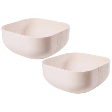 Imagem de Kit 6 Cumbucas Tigela Plástico Branco 710ml Para Feijoada Salada Açaí Caldos Sopas Restaurante Casa (2)