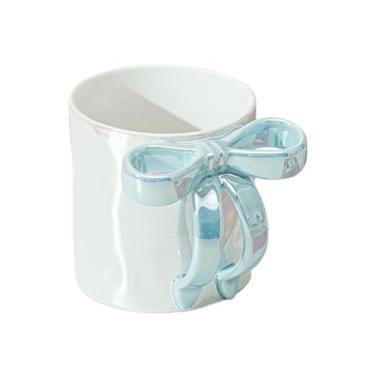Imagem de Caneca de café de cerâmica | Canecas de café estéticas seguras para lava-louças, utensílios portáteis para bebida de cacau quente com leite e suco de laranja