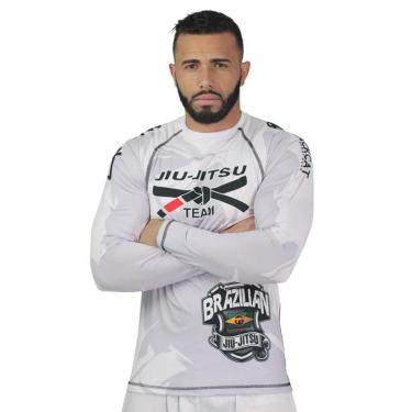 Imagem de Rash Guard Jiu-Jitsu Tecido Alta Qualidade Treino-Unissex