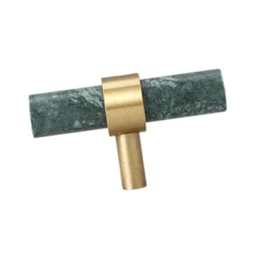Imagem de Bothyi Puxadores de mármore para armários, puxadores para gavetas de cômoda, ferragens para gavetas de cômoda, 35x60mm Verde