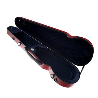 Imagem de Estojo Para Violino Tamanho 4/4 Violino Resistente Resistente À Prova D'água Vermelho Para Violino Elétrico Acústico Tamanho Completo Estojo de Violino