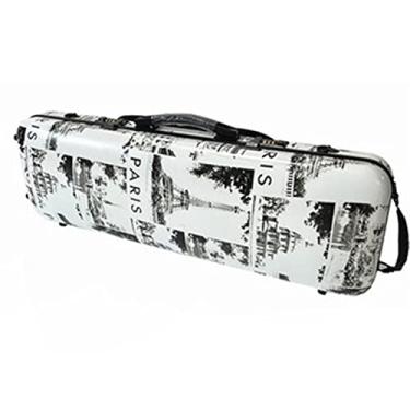 Imagem de Estojo De Violino De Fibra De Carbono Tamanho 4/4 Super Leve Retangular Caixa De Violino Portátil Com Higrômetro Tamanho Completo Estojo de Violino (Color : 06)