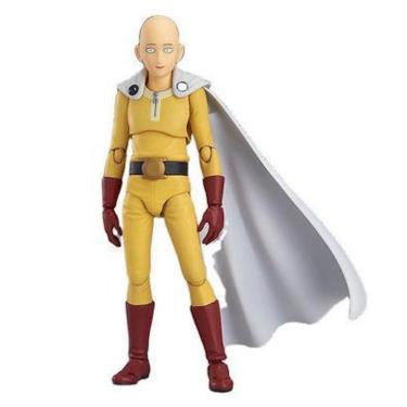 Imagem de Coleção de brinquedos de figuras de anime One Punch Man Saitama 15cm