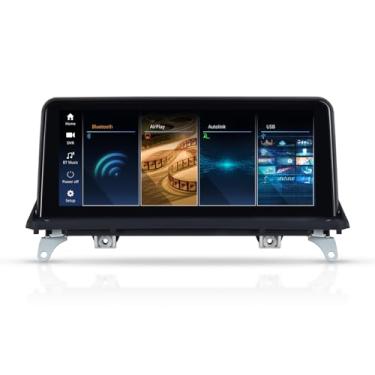 Imagem de Tela de rádio BMW E70 CarPlay de 10,2 polegadas para sistema CCC BMW X5 X6 E70 E71 (2007-2010) | Android Auto sem fio e MirrorLink | Sistema Linux, Bluetooth| Mantém controles iDrive