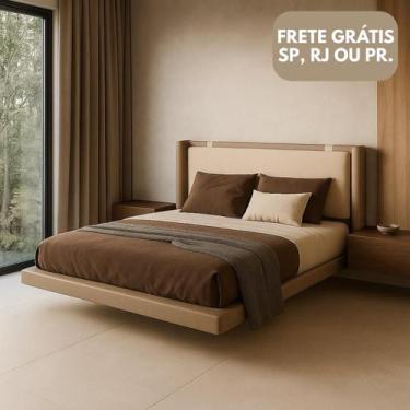 Imagem de Cama Suspensa Para Quarto Moderno Futurista King - Jasper Moveis