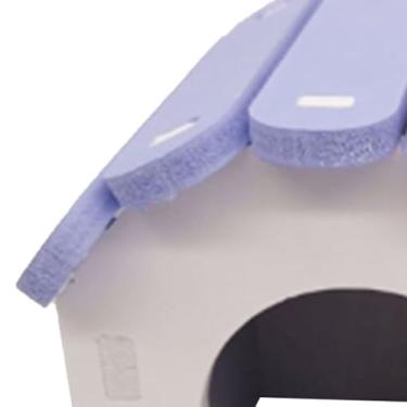 Imagem de Generic Casa de Hamster Resistente, Casa de Esconderijo para Animais Pequenos Em Pvc para Ratos Hamster, Espaço de Descanso para Animais Pequenos, Cinza (#4)