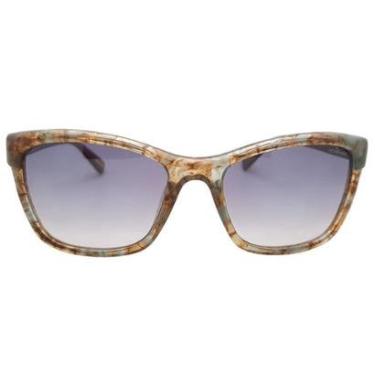 Imagem de Óculos de Sol Victor Hugo SH1743 06ZC - 55 Marrom-Feminino