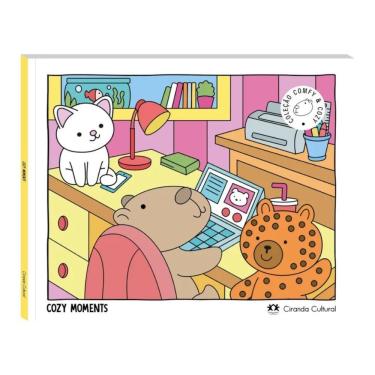 Imagem de Livro De Colorir Cozy Moments 22 Páginas - Ciranda Cultural