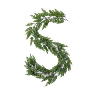 Imagem de KiBcsLic Guirlanda de Natal Artificial com Plantas Decorativas Realistas para Decoração de Mesa, Centro de Mesa, de Flores e Jardim, 108 Dicas de Ramificação