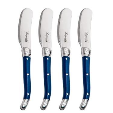Imagem de Jogo De 4 Facas Para Manteiga - Laguiole (Azul)