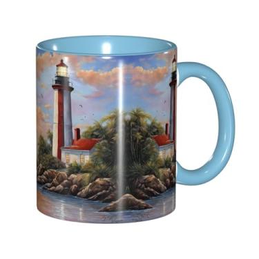 Imagem de Zeraoke Impressão de pintura de diamante canecas de café criativas, personalizadas, presente para família, tamanho de 325 ml, unissex