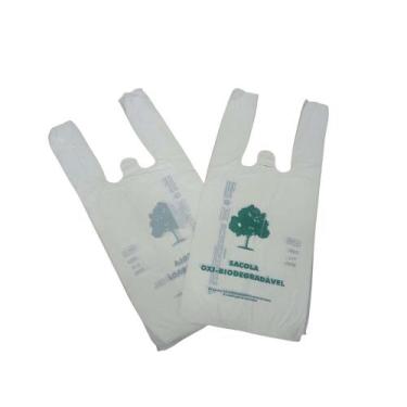 Imagem de Sacola Oxi-Biodegradável Impressa 30x40 Altaplast com 1.000 unidades