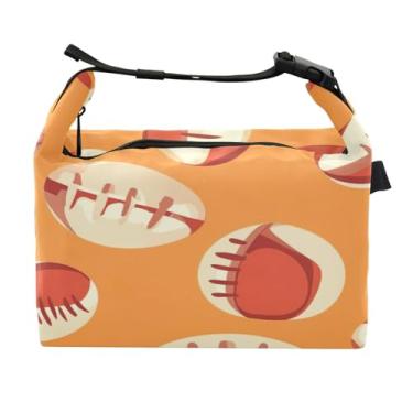 Imagem de STAYTOP Lancheira de rugby com fivela de alça, lancheira isolada para meninos e meninas, lancheira térmica para trabalho escolar