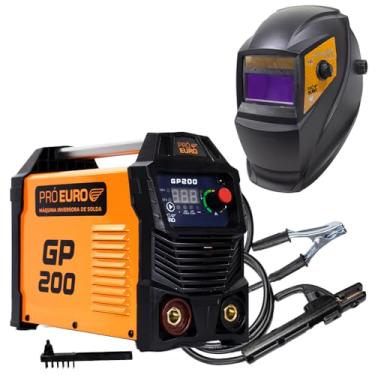 Imagem de Máquina de Solda Inversora Gp 200a Bivolt Pró Euro + Máscara Automática