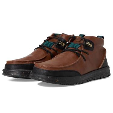 Imagem de HEYDUDE Bradley Chukka Tênis masculino sem cadarço, Marrom/preto, 42