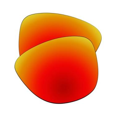 Imagem de EZReplace Lentes de reposição para óculos de sol GOODR Mick and Keith's Midnijht Ramble, Vermelho fogo, One Size