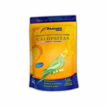 Imagem de Ração Extrusada P/ Calopsitas - Pássaro Forte - Sabor Tuti-Fruti - 500