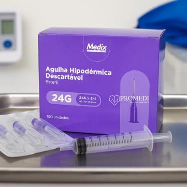 Imagem de Kit Seringa SR Luer Lock 50 unidades com Agulha hipodérmica 100 unidades