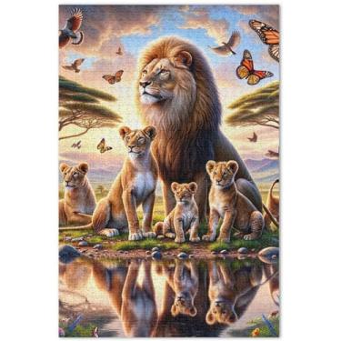 Imagem de Unicórnios roxos cenário fantástico adultos quebra-cabeça 500 peças família quebra-cabeças amantes presentes divertidos para adultos decoração de casa arte, 50 x 14,9 polegadas