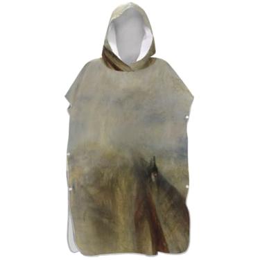 Imagem de Joisal Poncho de surfe plus size trocador de roupão adulto praia moletom toalha natação romantismo impressão chuva vapor adulto ponchos para mulheres