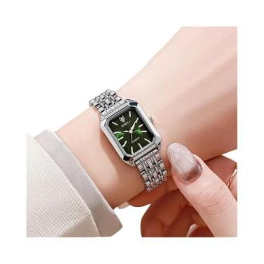 Imagem de Relógio Feminino De Quartzo Banhado a Ouro Prateado 2025  Moda Simples